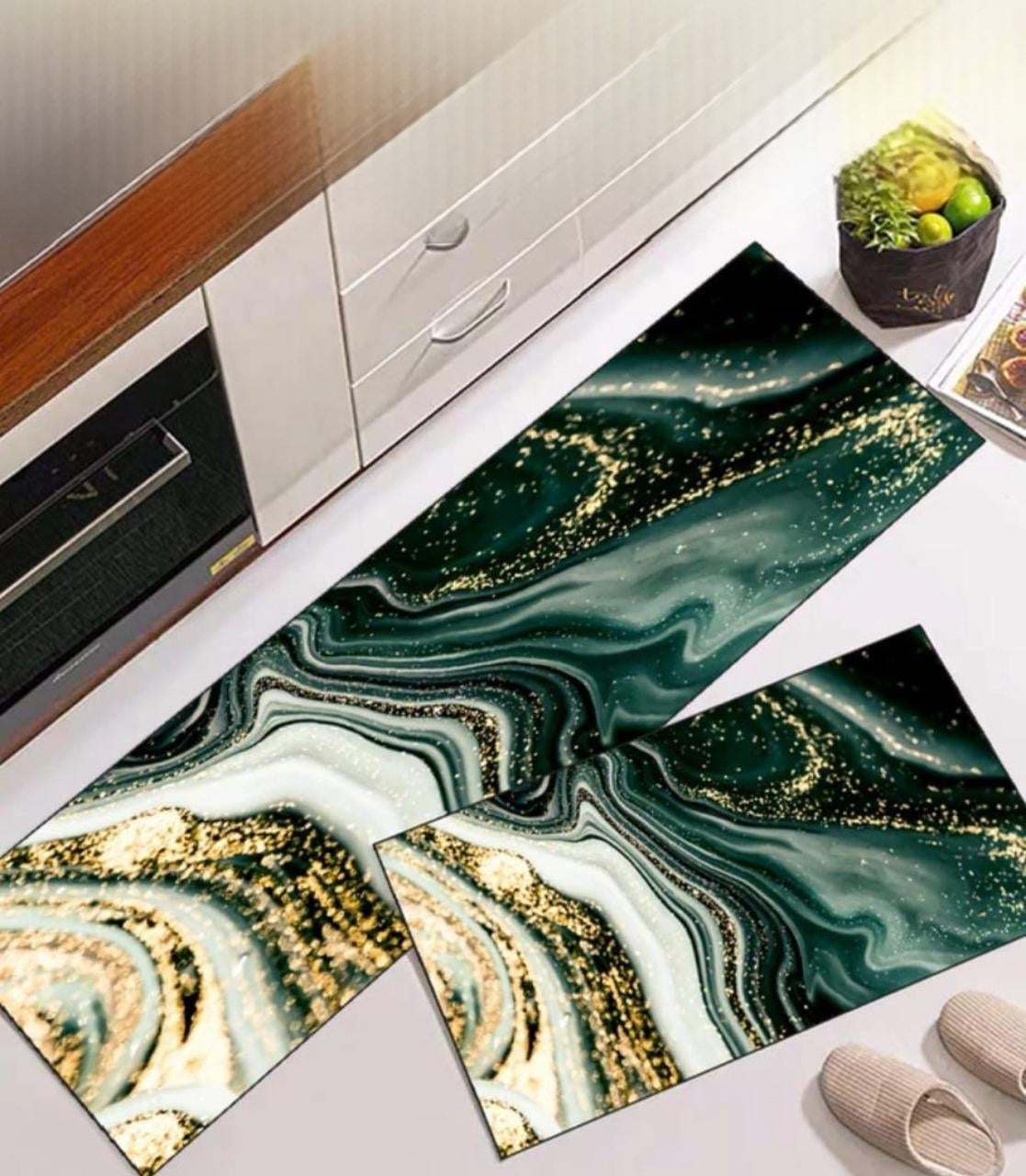 Premium Padded Anti slip Kitchen Mat Set-Refresh Kitchen
