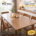 Transparent Table Cover – Waterproof, Heat Resistant & Scratch Resistant Custom Sizes