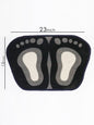 Cute Footprints Feet Shape Mat Bath Mat Toilet Non-slip Rug For Bathroom Shower Room Water Absorb Doormat
