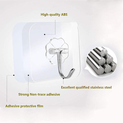 High Quality Wall Hooks – Kitchen, Bathroom & Wardrobe Organizer Hooks