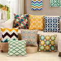 3D Printed Cotton Cushion Cover 15x15 Inch – Double Side Design