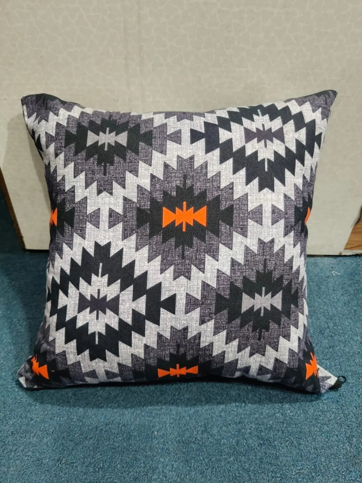 3D Printed Cotton Cushion Cover 15x15 Inch – Double Side Design