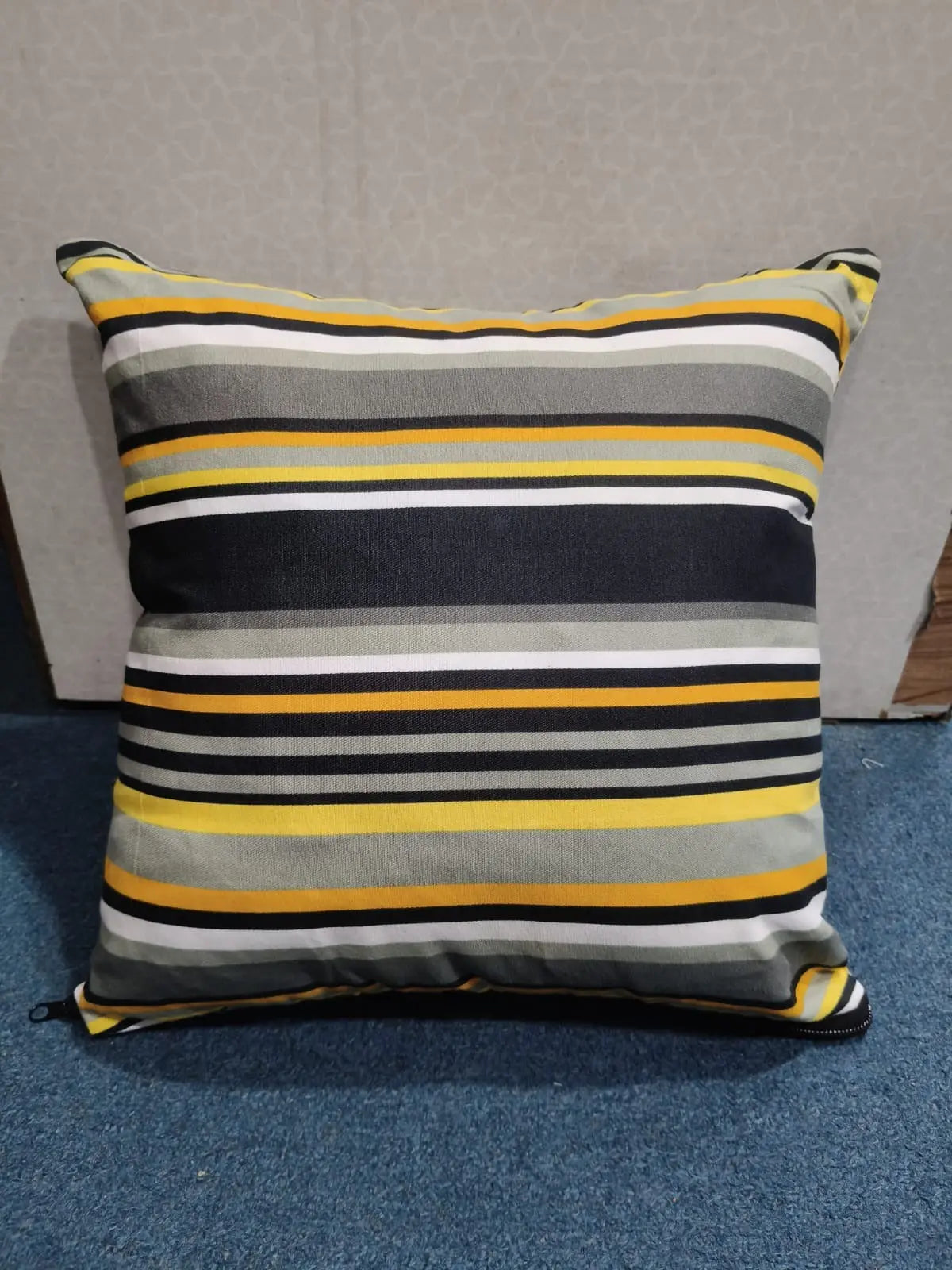 3D Printed Cotton Cushion Cover 15x15 Inch – Double Side Design