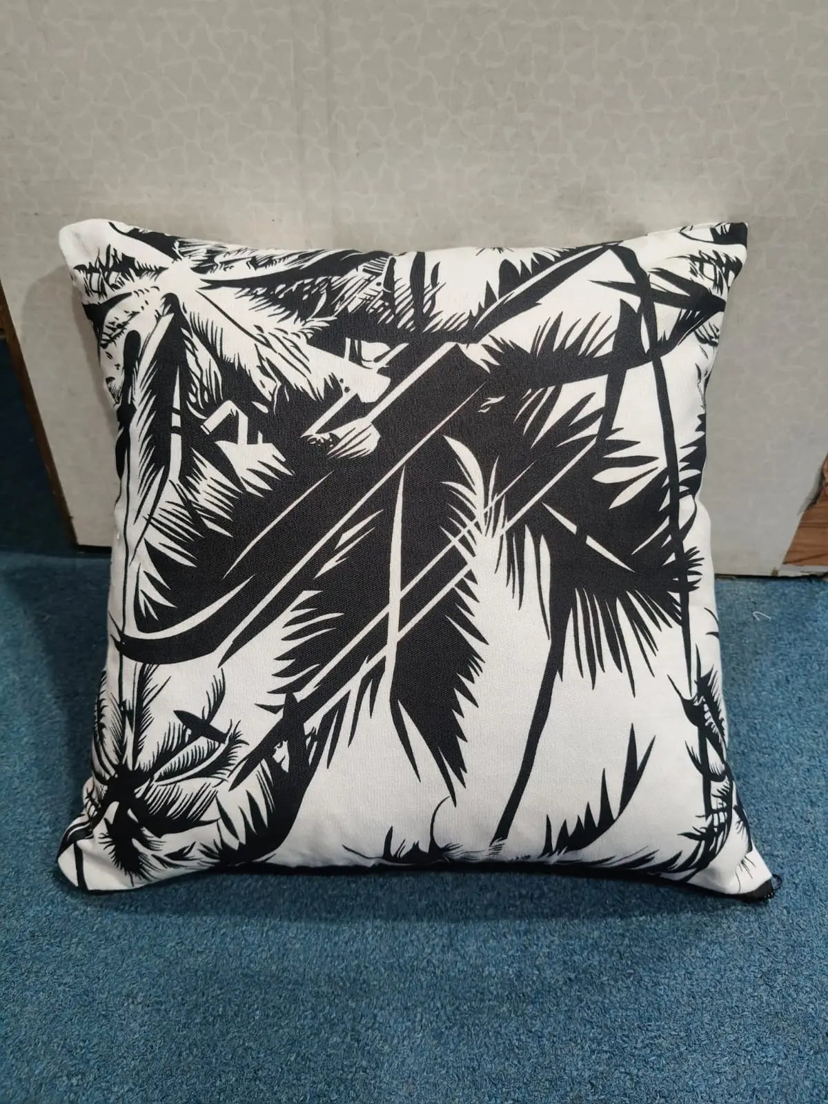 3D Printed Cotton Cushion Cover 15x15 Inch – Double Side Design