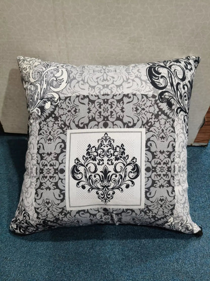 3D Printed Cotton Cushion Cover 15x15 Inch – Double Side Design