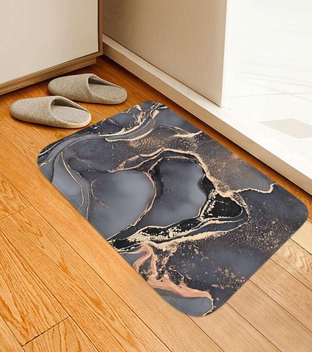Marble Design Rectangler Absorbent Antislip Door Mat
