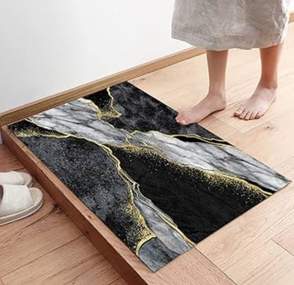 Marble Design Rectangler Absorbent Antislip Door Mat
