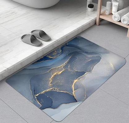 Marble Design Rectangler Absorbent Antislip Door Mat