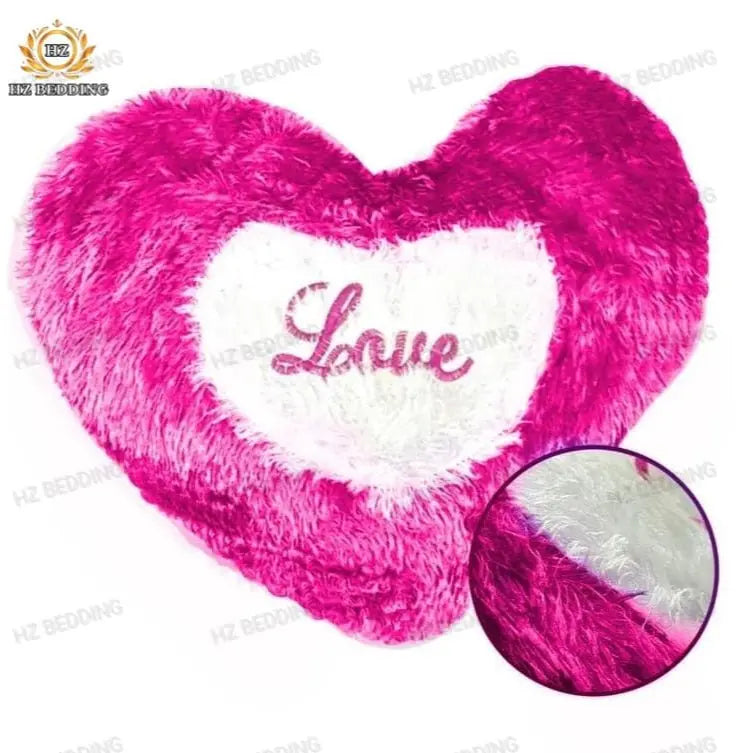 Romantic Heart Print Cushion Cover for Sofa & Bed