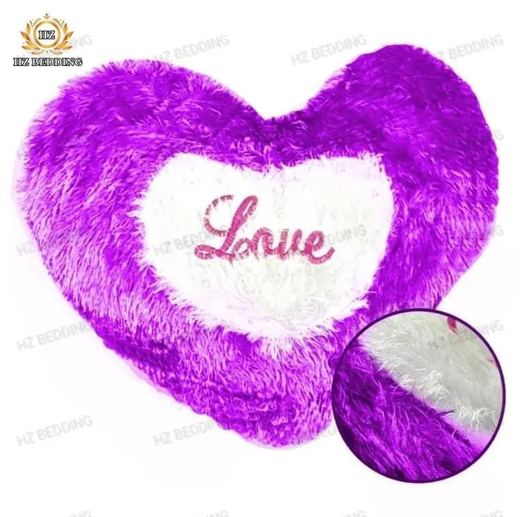 Romantic Heart Print Cushion Cover for Sofa & Bed