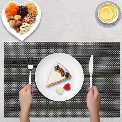 Set of 2/4/6/8pcs New Multi Pvc Placemats,