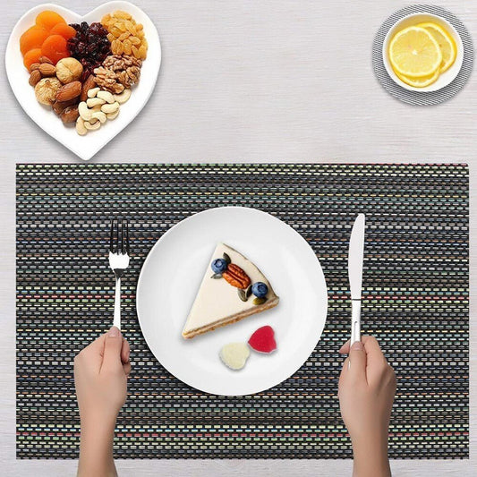 Set of 2/4/6/8pcs New Multi Pvc Placemats,