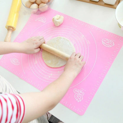 Silicone Non-Slip Rolling Dough Mat – Reusable Baking Mat