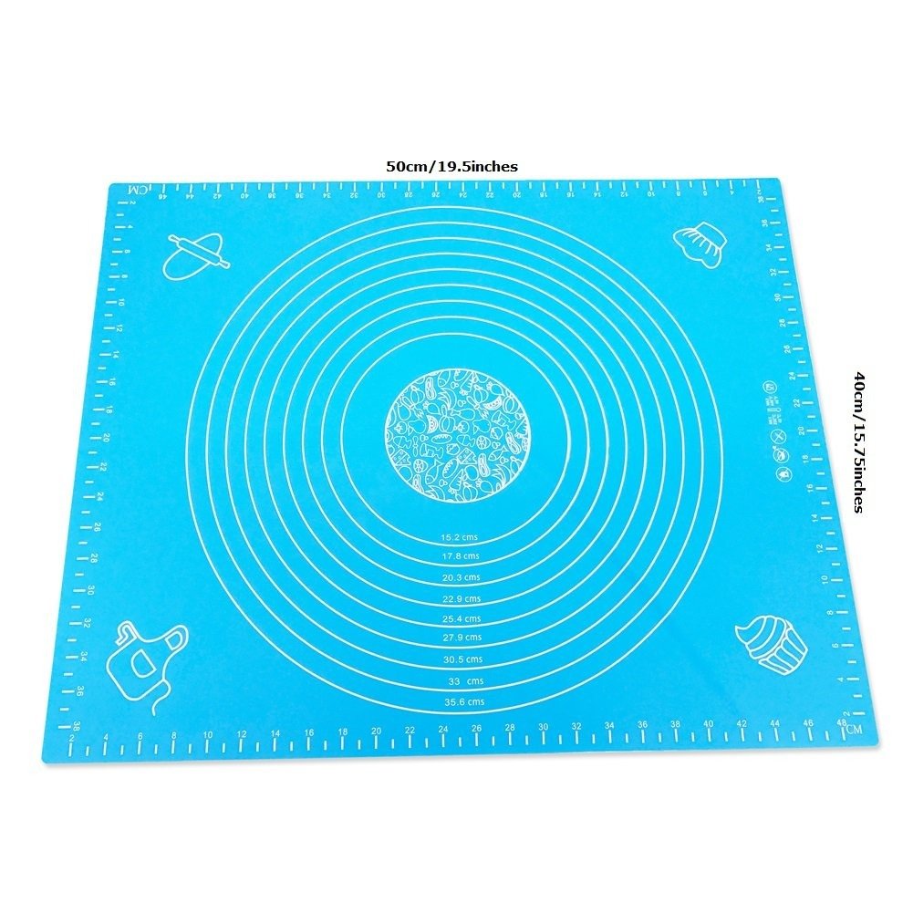 Silicone Non-Slip Rolling Dough Mat – Reusable Baking Mat