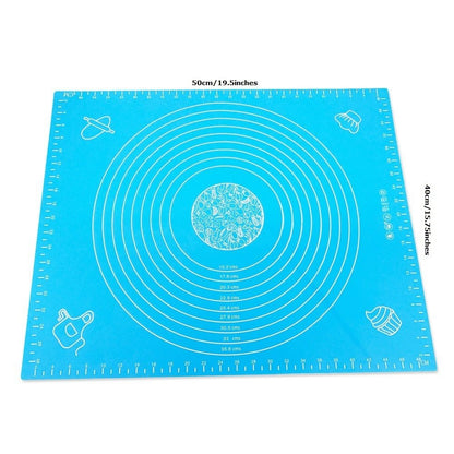 Silicone Non-Slip Rolling Dough Mat – Reusable Baking Mat