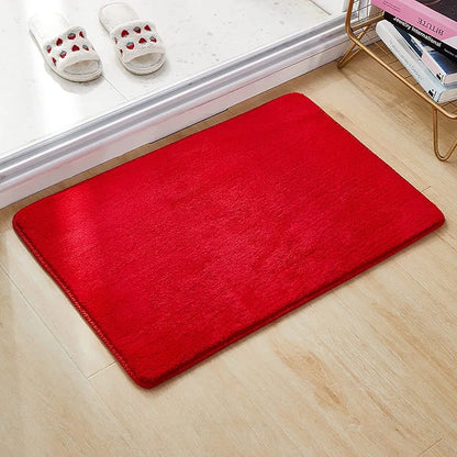Soft Plain Door MATS DECORATIVE FLOOR MAT,WASHABLE DOOR MATS MULTI COLOURS