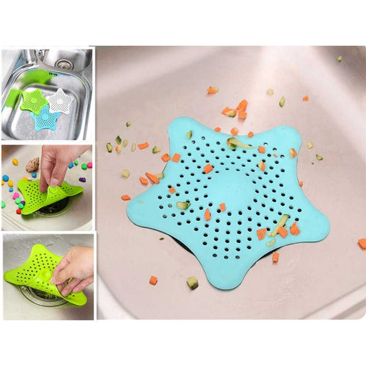 Starfish Silicone Sink Stopper & Hair Catcher