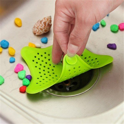 Starfish Silicone Sink Stopper & Hair Catcher