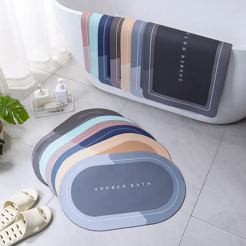 Super Water Absorbent Non-Slip Bath Mat