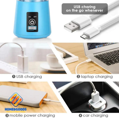 USB Rechargeable Juicer Blender 6 Blades